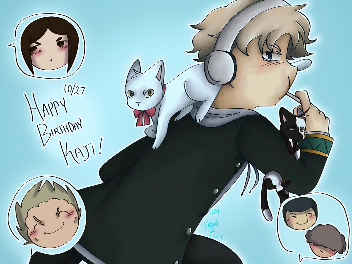 :33 < HAPPY BIRTHDAY KAJIIII YAYAHAHHA 🍑❤️ #ウィンブレ #蓮誕生祭2024