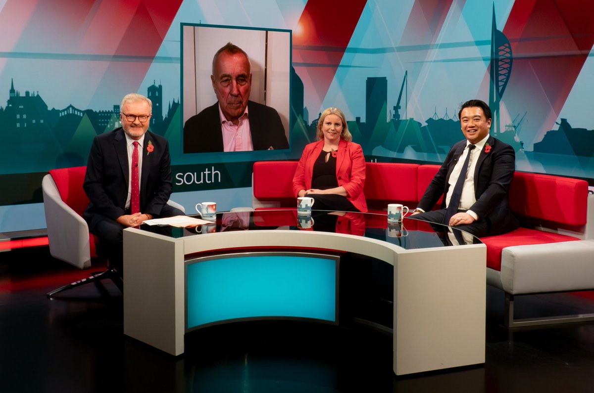 Good to be on Politics South today  discussing the NHS, the upcoming budget and how communities can come together after the summer