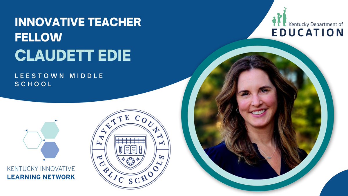 Claudett Edie (@claudettedie) on Twitter photo Honored to represent <a href="/TheLeestownWay/">The Leestown Way</a>, <a href="/FCPSKY/">Fayette County Public Schools</a>, & <a href="/FCPSLibrarians/">FCPS Librarians</a>, growing alongside nine incredible #KYEd teachers led by @mrcollinsKY. I am grateful for this opportunity from <a href="/UnitedWeLearnKY/">UnitedWeLearnKY</a> & <a href="/KyDeptofEd/">KY Dept of Education</a>! #Innovation #fcpslibrarieslead #TL4DL Honored to represent <a href="/TheLeestownWay/">The Leestown Way</a>, <a href="/FCPSKY/">Fayette County Public Schools</a>, & <a href="/FCPSLibrarians/">FCPS Librarians</a>, growing alongside nine incredible #KYEd teachers led by @mrcollinsKY. I am grateful for this opportunity from <a href="/UnitedWeLearnKY/">UnitedWeLearnKY</a> & <a href="/KyDeptofEd/">KY Dept of Education</a>! #Innovation #fcpslibrarieslead #TL4DL
