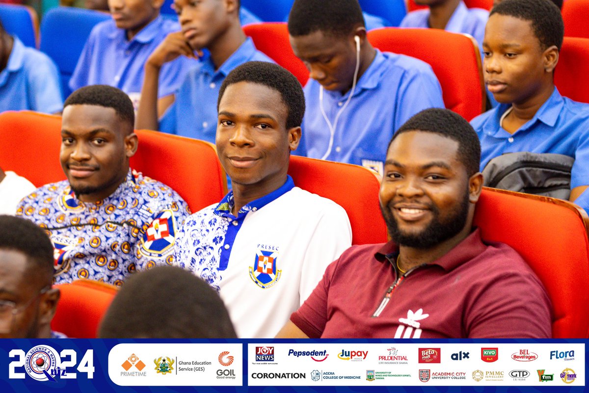 NSMQGhana's tweet photo. 2023 winners Partey, &amp; @SelinamMortey, featuring Otumfour [2021]. 

#NSMQ2024 #NSMQSemis #Primetime https://t.co/tfpeBTOqLt