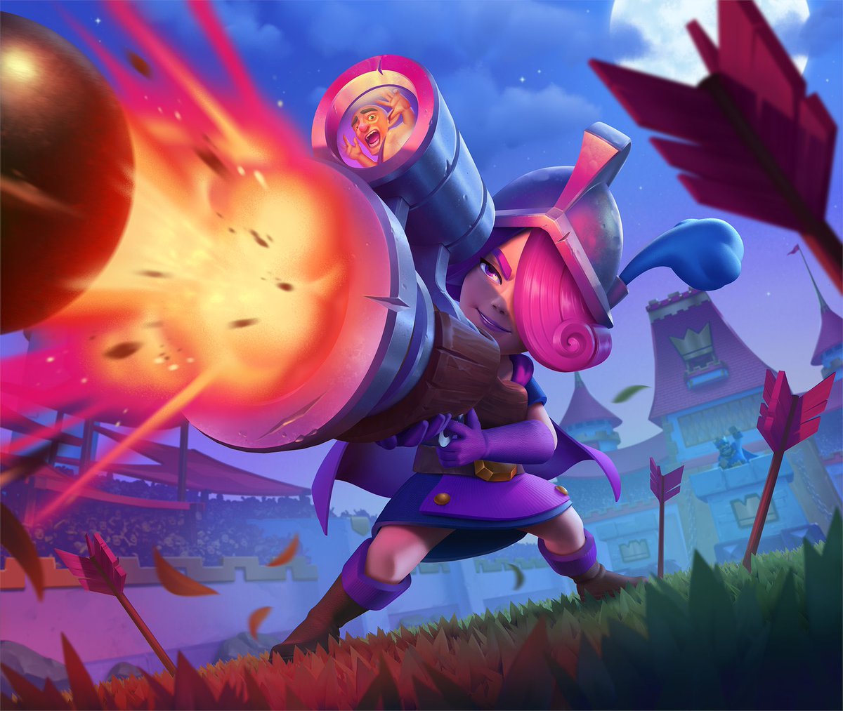 ClashRoyaleJP's tweet photo. マスケット銃士がアップグレード👁️
(今後さらなる先行情報が公開！お楽しみに！)

#クラロワ https://t.co/Bxic4QSsAV