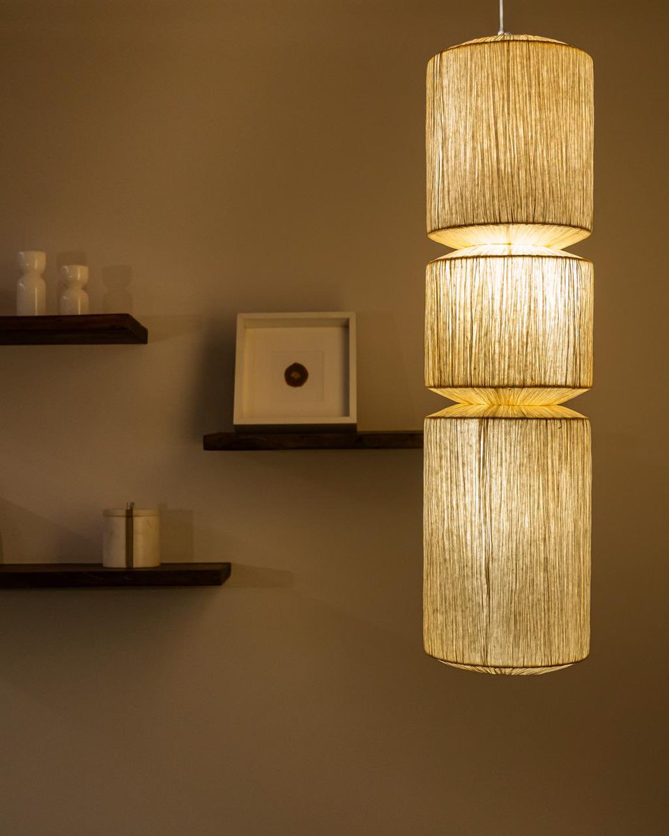 myhomecanvas's tweet photo. For spaces that inspire, discover the Dusk light which is crafted to elevate with its structured yet soft design. 

It’s one of many in our Lighting Collection, each piece carefully chosen to tell a story, spark warmth, and invite joy into your home.✨ https://t.co/qEzRFkCuOS