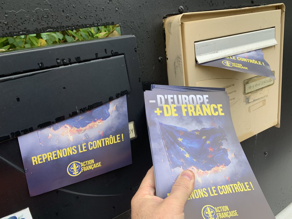 AF__Paris's tweet photo. ⚜️ Ça bougeait aussi dans les Hauts-de-Seine ! Après la rentrée de la section, les militants sont allé boîter dans le 92. https://t.co/cEFgQesAkR