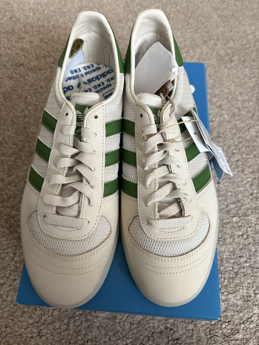GarethTatts2's tweet photo. @adiFamily_ Adidas Wilsy Spezial 
Size 8.5
BNWT 
Unworn and untried 
Og box
£95 delivered 
Add 4% if by PayPal https://t.co/xytFdver3G