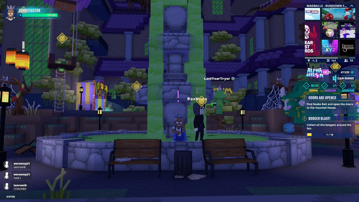 Going absolutely mad with the <a href="/MadballsX/">Madballs</a> 😤 in <a href="/TheSandboxGame/">The Sandbox</a>. Have you played yet? 💭  register-landings.sandbox.game/alphaseason4-s… #TheSandbox #AlphaSeason4 #AS4SocialChallenge