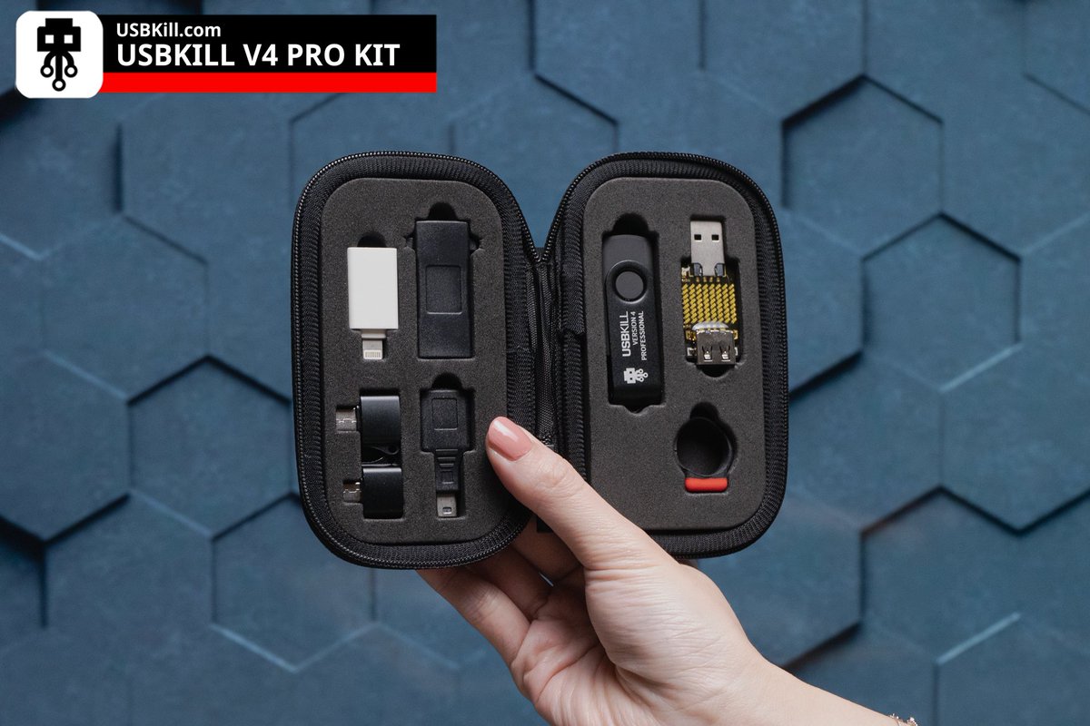 USBKill's tweet image. 💡 USBKill V4: More powerful than ever with stronger discharge, unlimited run time, and the ability to bypass all USB-C & Lightning security. Test everything, miss nothing. l.usbkill.com/RHuVY
#SecurityTesting #USBKillV4 #pentesting #infosec #hacking #pentester