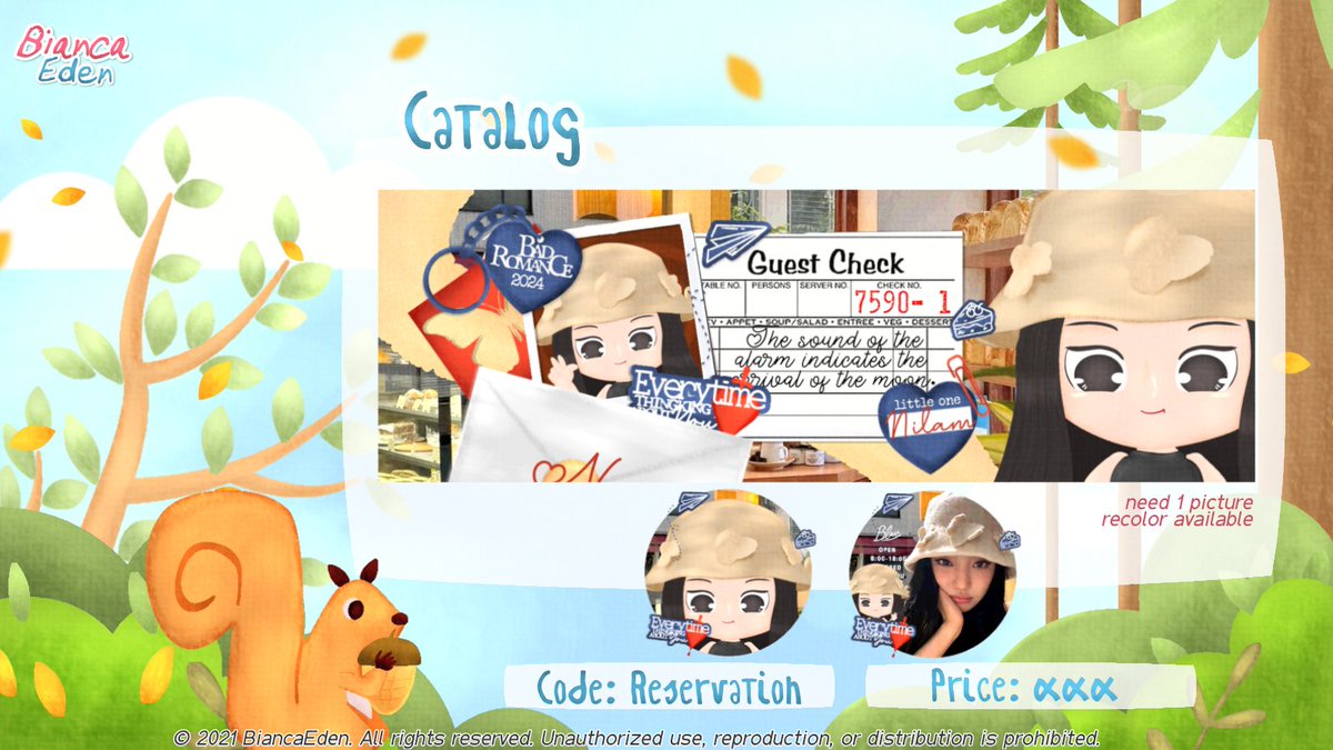 Haruyumee's tweet image. 🐿: RT tweet ini kalau mau "Reservation"
(Free retext)