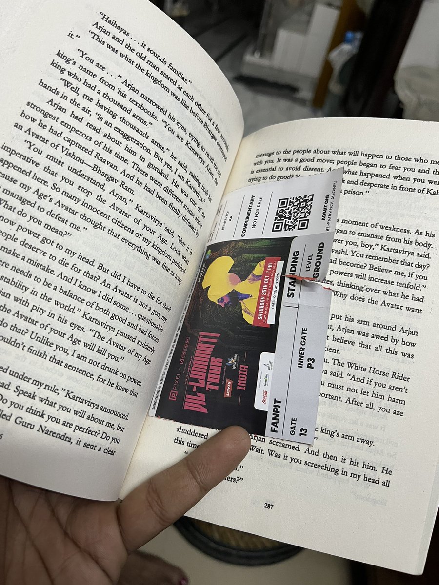 kins0516's tweet photo. The most expensive bookmark of my lifetime!!!!! 

#Diluminati #diljitconcert #diljeet https://t.co/6tnYiAOk6H
