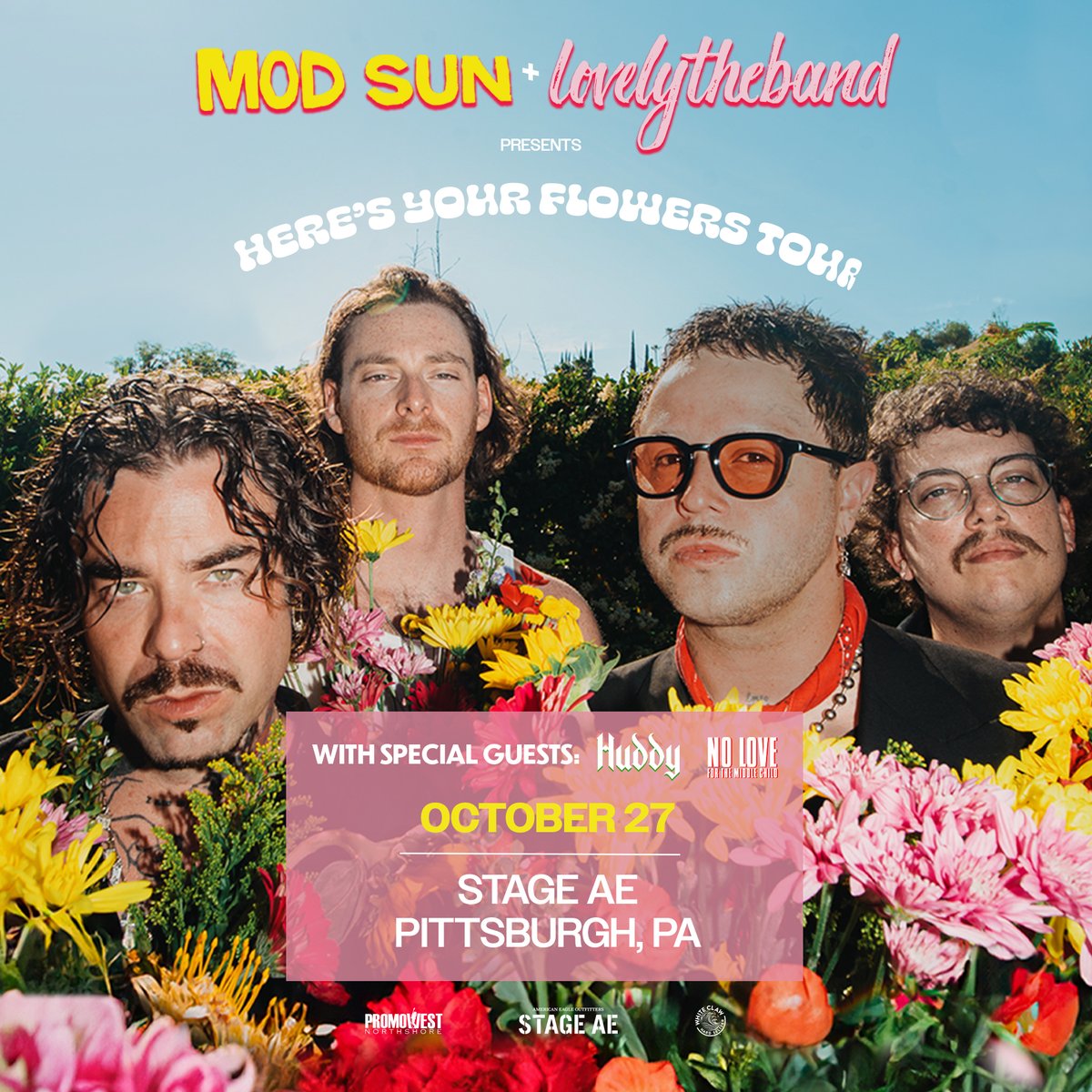 Stage AE (@stage_ae) on Twitter photo ๐ธ TONIGHT ๐ธ
๐ถ @modsun & <a href="/lovelytheband/">lovelytheband</a>
โฐ Doors open at 6
๐ซ axs.com/events/582626/โฆ
๐ฑ Please download your tickets to your phone using the AXS mobile app.
๐ Bag Policy & FAQ at stageae.com ๐ธ TONIGHT ๐ธ
๐ถ @modsun & <a href="/lovelytheband/">lovelytheband</a>
โฐ Doors open at 6
๐ซ axs.com/events/582626/โฆ
๐ฑ Please download your tickets to your phone using the AXS mobile app.
๐ Bag Policy & FAQ at stageae.com