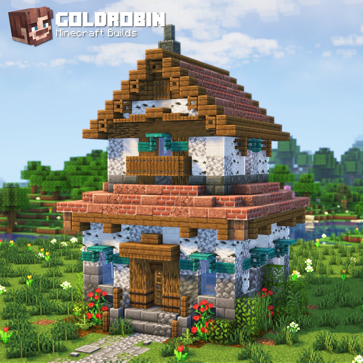 I built a Cozy Survival House in Minecraft! 🏡 What do you think