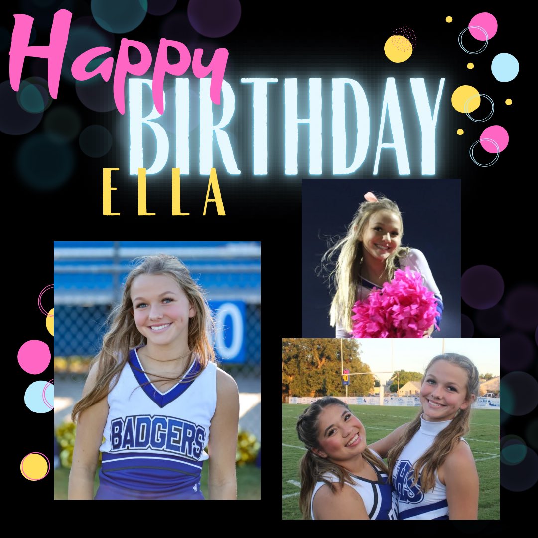 Happy Birthday Ella! 🥳 We hope you have an absolutely amazing day! 🎉💙