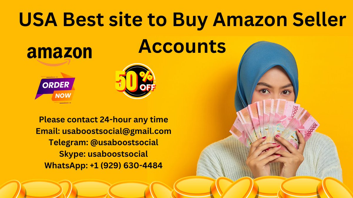 Buy Amazon Seller Accounts
Please contact 24-hour any time
Email: usaboostsocial@gmail.com
Telegram: @usaboostsocial
Skype: usaboostsocial
WhatsApp: +1 (929) 630-4484
usaboostsocial.com/product/buy-am…
#amazonsellercentral #LeBron #Lakers #Colorado #Obamas #Popovich #Tapper #Kings