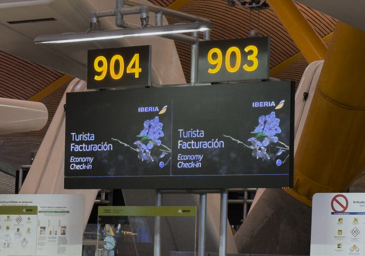 Iberia's tweet photo. ✈️  Acabamos de estrenar los vuelos entre Madrid y Tokio. Desde hoy Iberia une los dos países con tres vuelos semanales, estableciendo la única conexión directa entre España y Japón 🇪🇸 🇯🇵 https://t.co/OgoVWsh6ZW