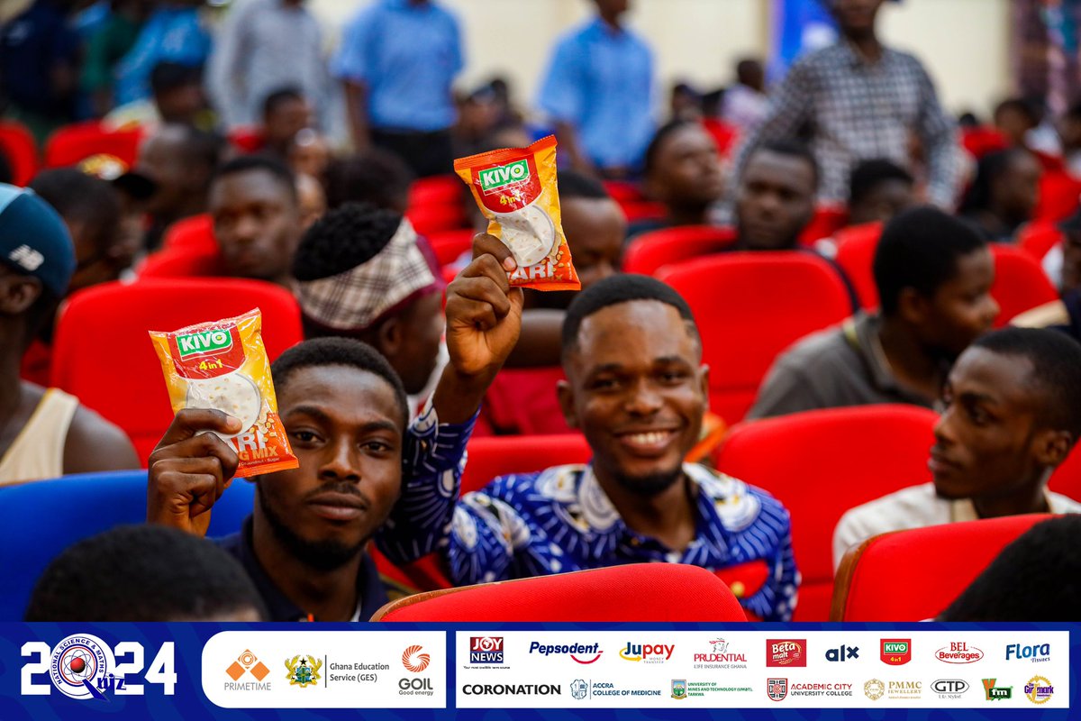 NSMQGhana's tweet image. 🎶 Kivo, migo, nigo, coco, niego, nigo, cigo.
Ei ei ei ei 🕺🏿🕺🏿🕺🏿

#NSMQ2024 #NSMQSemis #Primetime