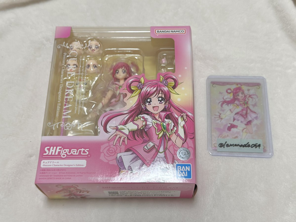 lemonade054's tweet photo. プリキュア S.H.Figuarts フィギュアーツ キュアドリーム 譲渡 買取

【譲】 S.H.Figuarts キュアドリーム

【求】定価＋送料

新品未開封
間違えて2点購入してしまったため1点お譲りいたします、お心当たりのある方ご連絡お待ちしております。 https://t.co/k6l9k8KJaW