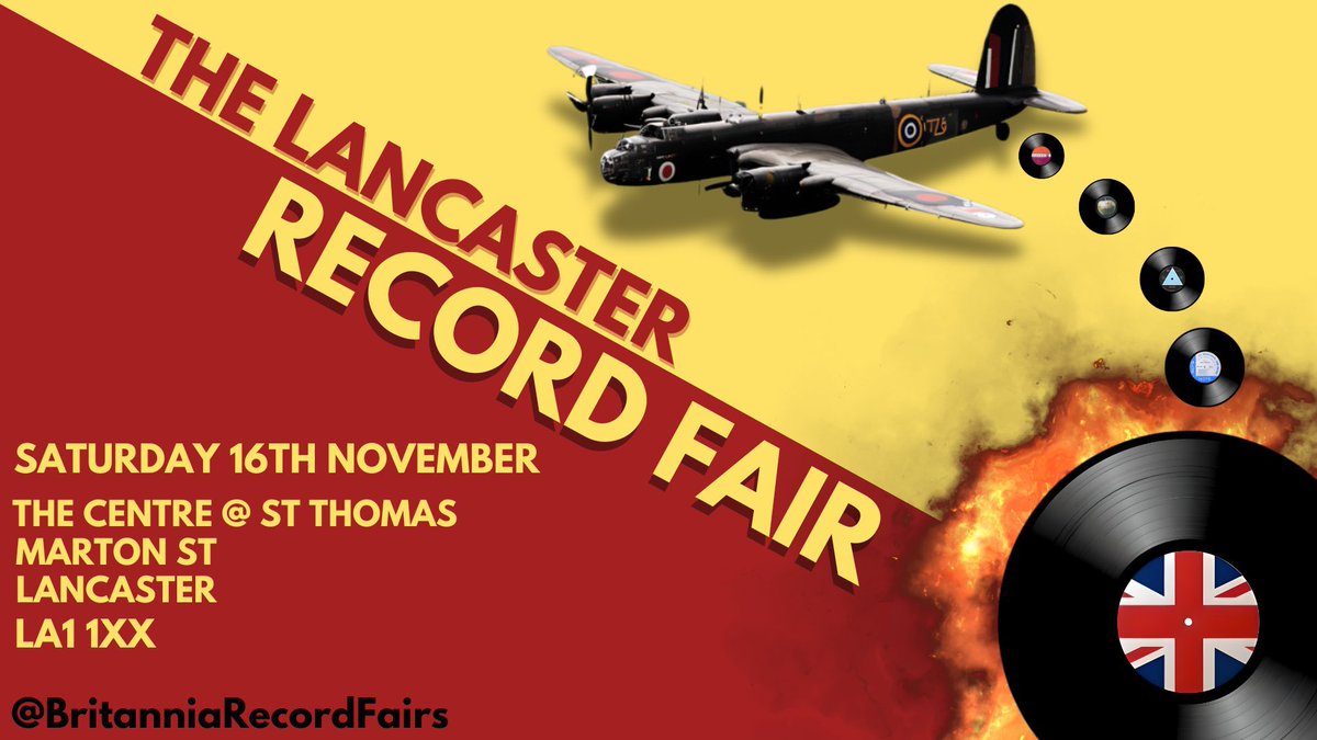Britanniafairs's tweet image. The lancaster record fair is on the way ! 
🔥🔥🔥
#LancasterUK #LancasterCity #LancasterLife #LancasterMusic #LancasterEvents #LoveLancaster #VisitLancaster #LancashireLife #LancasterCommunity #ExploreLancaster #LancashireEvents #NorthWestUK #LancasterBusiness #DiscoverLancaster
