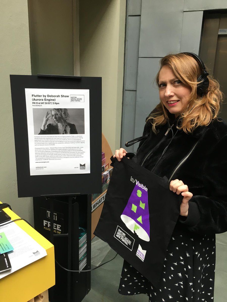 Aurora Engine (@auroraengine) on Twitter photo Managed to stop by and see ‘Flutter’ in installation at <a href="/CCA_Glasgow/">CCA</a> yesterday supported by <a href="/MH_arts/">Scottish Mental Health Arts Festival</a> festival. I also got a few tote bags! ‘Flutter’ A sonic exploration of Tourette’s and Vocal Tics will be available via their website from next week #tourettes #newmusicscotland Managed to stop by and see ‘Flutter’ in installation at <a href="/CCA_Glasgow/">CCA</a> yesterday supported by <a href="/MH_arts/">Scottish Mental Health Arts Festival</a> festival. I also got a few tote bags! ‘Flutter’ A sonic exploration of Tourette’s and Vocal Tics will be available via their website from next week #tourettes #newmusicscotland