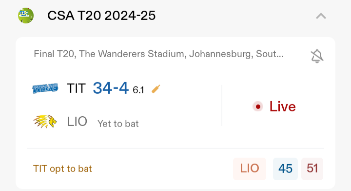 Mr_360_Cricket's tweet photo. Laying lions for 4 units
#CSAT20
#CSAT20Challenge
#INDvsNZ
#INDvNZ
#WBBL10
#WBBL2024
#SLvsAFG
#AFGvsSL https://t.co/9Fji9DsuA1