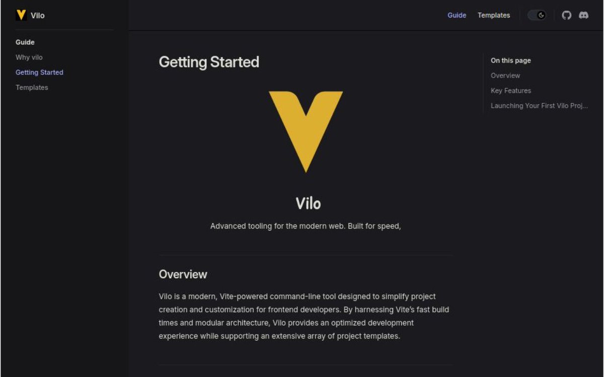 olova_js's tweet image. 📷 ডেভেলপারদের জন্য দারুণ খবর! 📷
চলুন পরিচয় হয় Vilo এর সাথে!
vilojs.vercel.app
github.com/vilojs/vilo
📷 Vite-এর উপর তৈরি Vilo আপনার ডেভেলপমেন্ট ওয়ার্কফ্লো কে করে তুলবে আরও শক্তিশালী।
Vilo-এর সাহায্যে আপনি নানা ধরনের ফ্রেমওয়ার্কের টেমপ্লেট ব্যবহার করতে পারবেন।