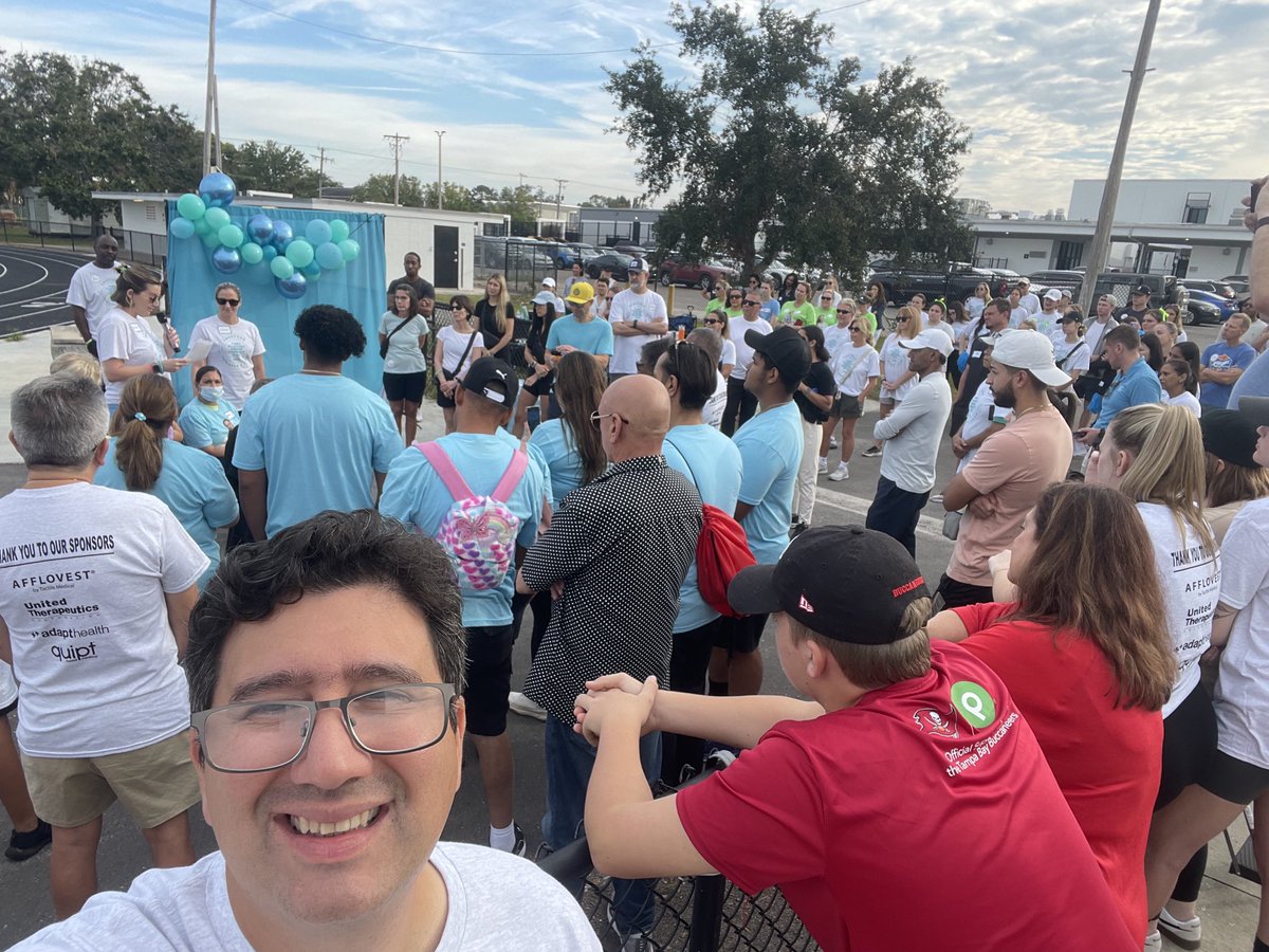 First PFF community walk in Florida is happening in Tampa !! Despite two back-to-back hurricanes, the community showed up and raised over 30K for PFF !! Very proud of being part of this community!!