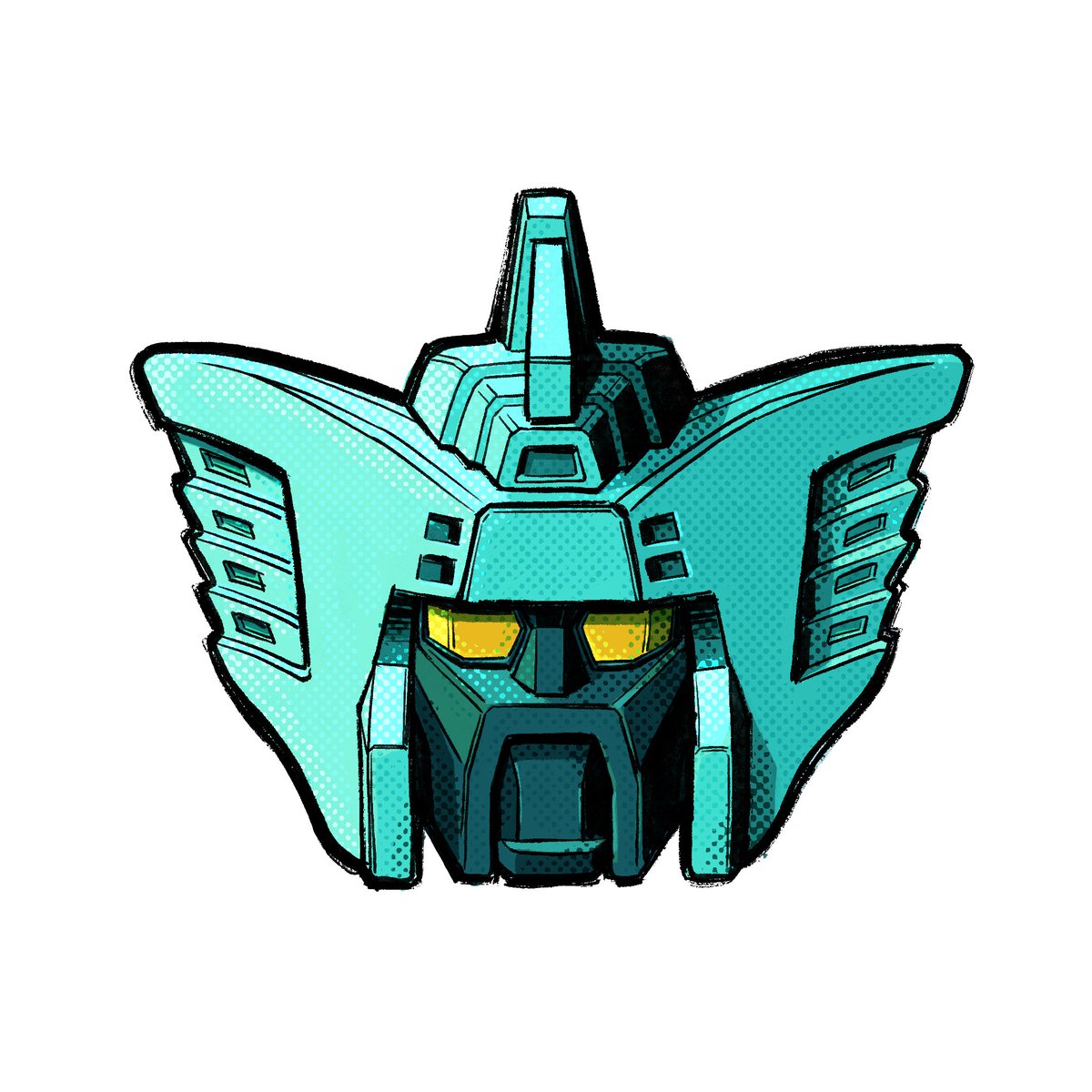 Third combiner for the month! I was going to claim I'd accidentally avoided scramble city competely, but I just found out that Piranacon here does have SC type limbs, despite the 'one spare for a weapon' gimmick. The more you know! Inktober Day 27.

#transformers #inktober