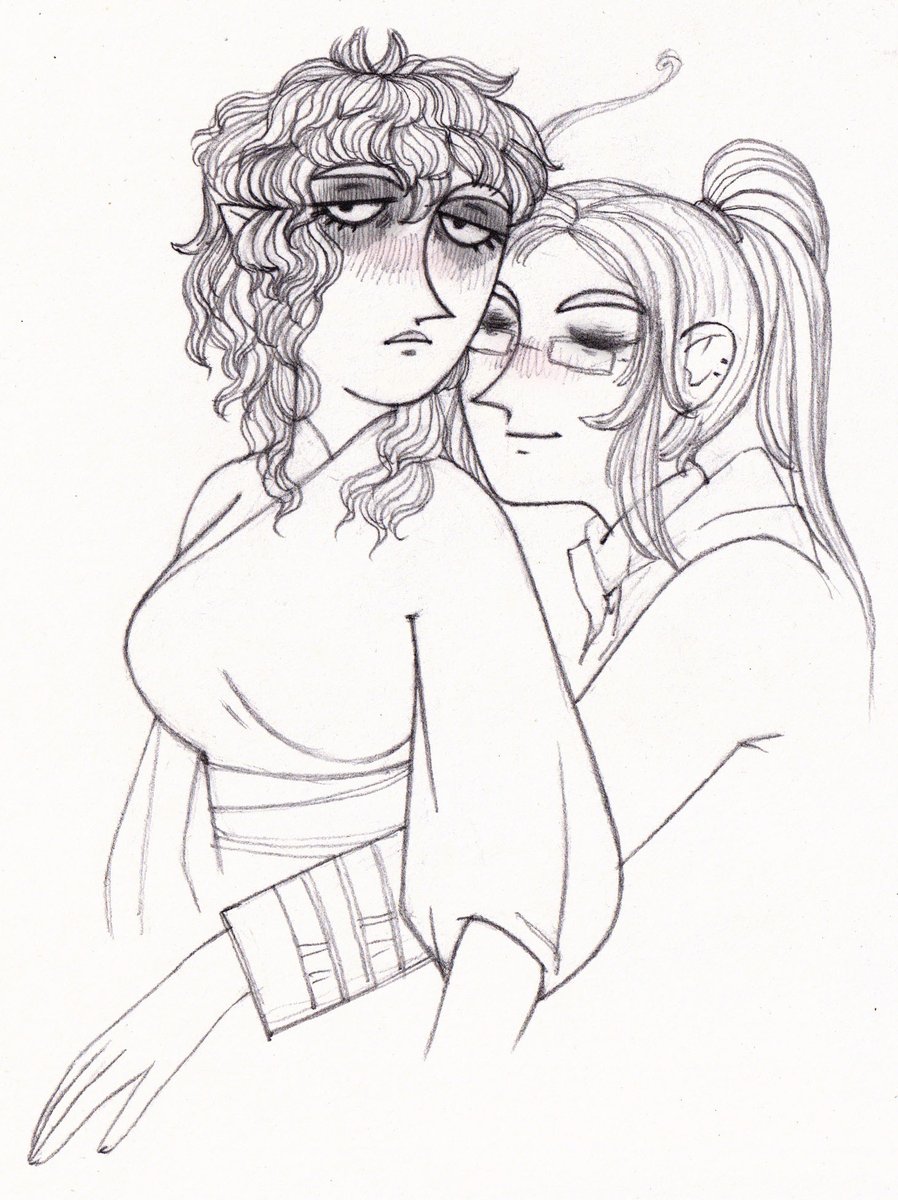 DnD

These are my very quick sketches. I rarely post this kind of stuff, but I have a backlog of drafts with them. Mercedes(koimon char)/Astrea, human and halfdrow.