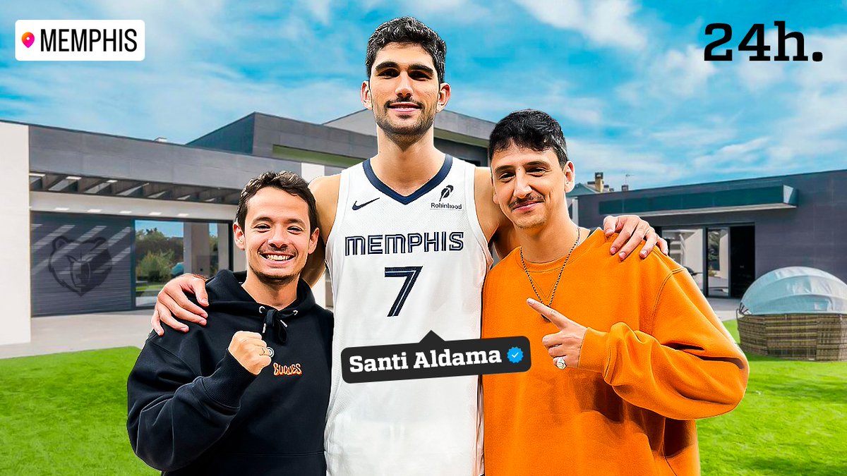 ¡YA LO TENÉIS!

Probablemente el mejor vídeo de la historia del canal.

Muchísimo curro detrás de esto.

24H CON SANTI ALDAMA.
<a href="/santialdama/">Santi Aldama</a>

A disfrutar ♥️🫡
youtu.be/iI4CPfJNfLg?si…