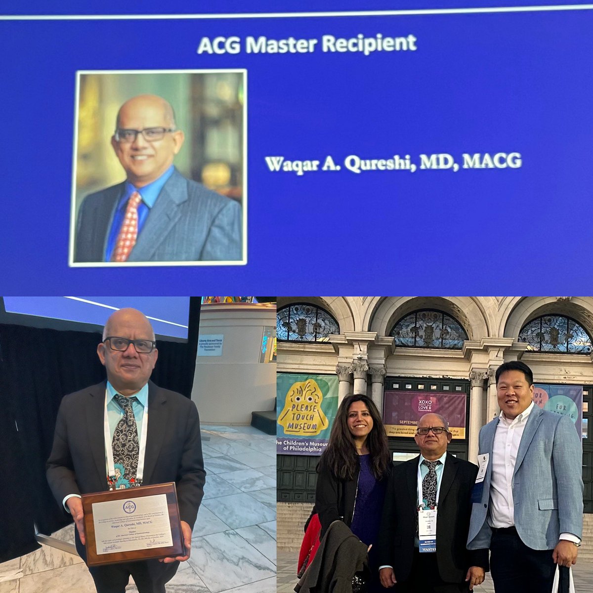 Celebrating <a href="/waqmd/">Waqar Qureshi MD</a> #MasterOf <a href="/AmCollegeGastro/">ACG</a> 

Congratulations on the extremely well-deserved recognition of an exceptional career 🏅

#Proudmoment for <a href="/bcm_gihep/">BCM Gastroenterology</a> 

<a href="/SeragHashem/">Hashem el- Serag</a> <a href="/KanwalFasiha/">Fasiha Kanwal</a> 
<a href="/TexasGastros/">Texas Society for Gastroenterology and Endoscopy</a>  <a href="/DrBloodandGuts/">Andy Tau, MD</a>