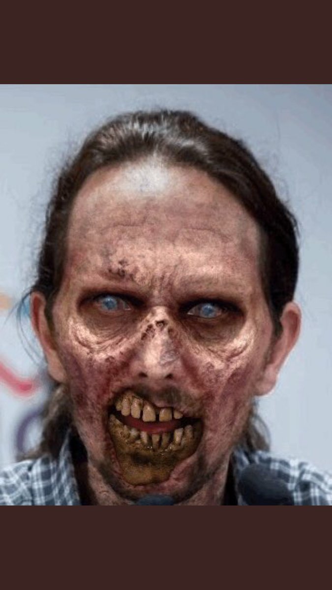 TersitesX's tweet photo. @Capitana_espana ¡Qué horror! ¡Otra vez teniendo que ver en los medios la deformación cheposa babeando miedo y rencor! https://t.co/7W6n9KLbAt