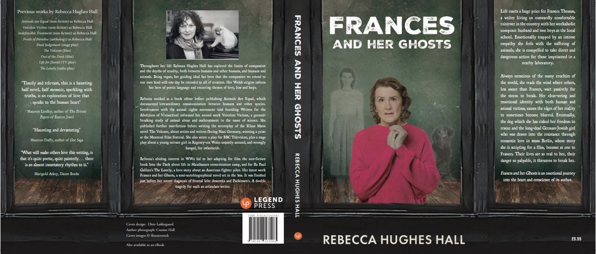 gorky01's tweet photo. Everyone has room for improvement. The easiest way, and sometimes the hardest, is to show compassion to all living things, including #DonaldTrump. Become vegan like Rebecca Hughes Hall. Read her beautifully written semi-autobiographical novel, Frances and her Ghosts. https://t.co/W4NeYn0dXI