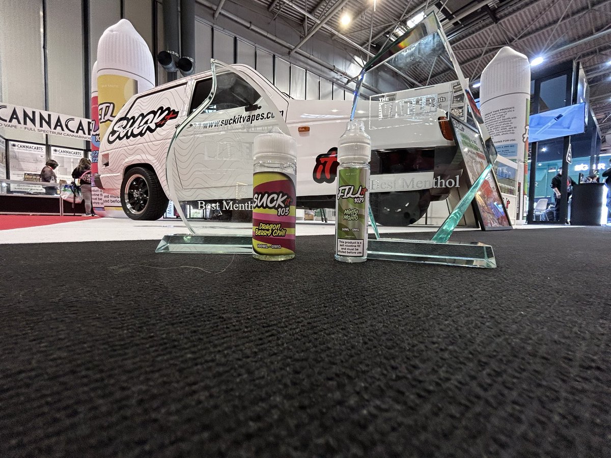 Two years. Two awards. 

Apparently we make unreal menthol flavours <a href="/suckitvapes/">SUCK IT Vapes</a> 

Officially the first award winning longfill on the market. Proper job🤝
