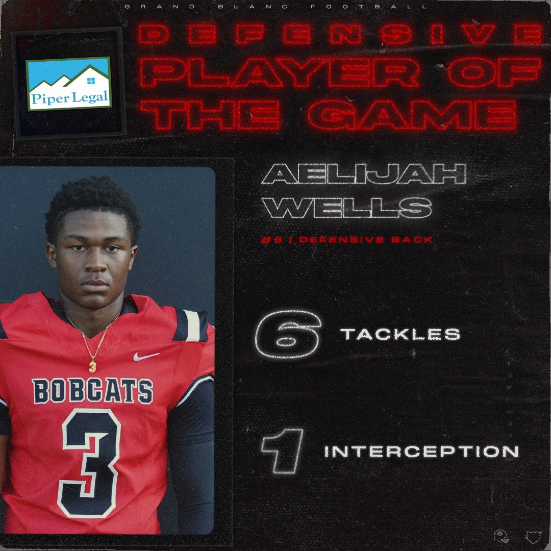 The DEFENSIVE Player of the Game, brought to you by Piper Legal

#DARKSIDERISES 🐾🏈