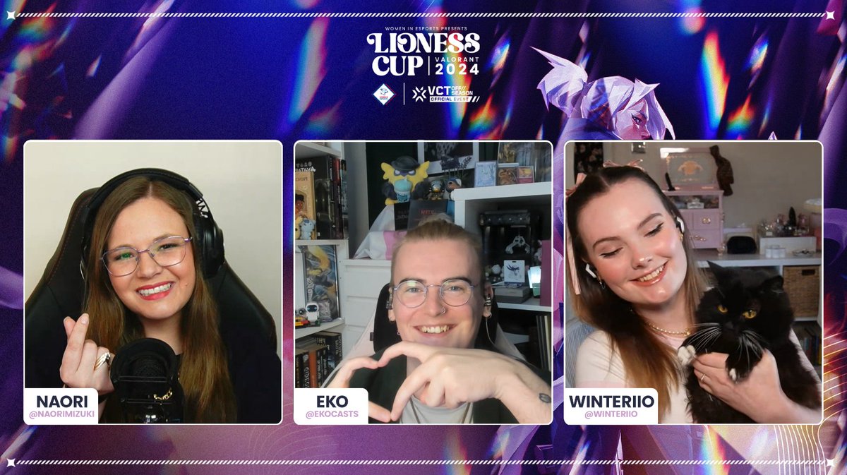 Women In Esports (@womenin_esports) on Twitter photo The Grand Finals are upon us! π¨
<a href="/nyanesports_/">NYAN ESPORTS</a> π <a href="/ATNattax/">ALTERNATE aTTaX</a>
Let's get this show on the road!
twitch.tv/wiesports The Grand Finals are upon us! π¨
<a href="/nyanesports_/">NYAN ESPORTS</a> π <a href="/ATNattax/">ALTERNATE aTTaX</a>
Let's get this show on the road!
twitch.tv/wiesports