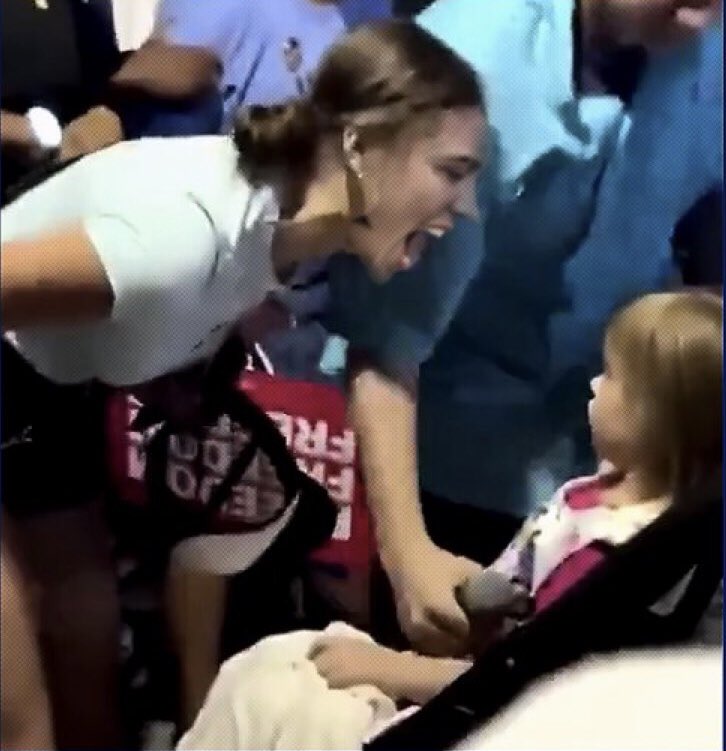 redfoxryder's tweet photo. Do u think she was asking for direction?
Let’s make her famous for screaming at a child!
Feel free to share
#childabuse #Dems4USA #reversehuaktuah #cunt https://t.co/okeYEHvS9V