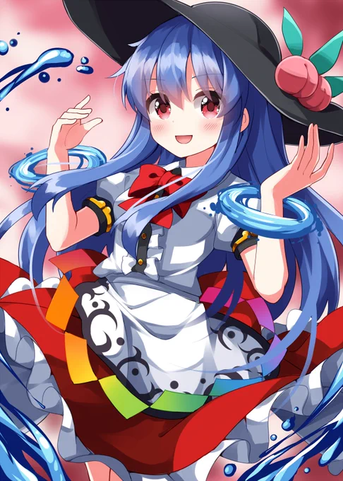 緋色に染めに来た天人