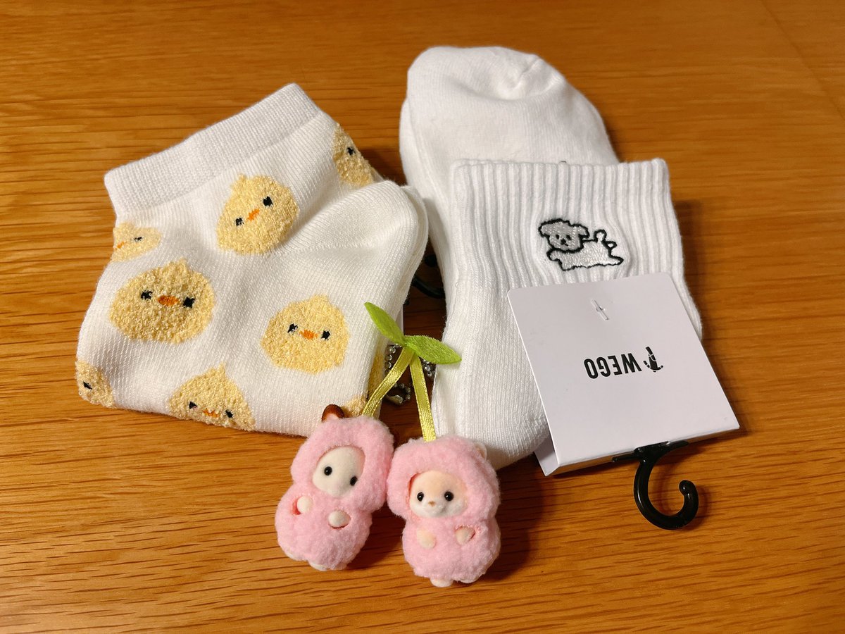 妃那凛店長イベント、幸せな1日だった🌷
妃那ちゃんと凛ちゃんが選んでくれた靴下たち