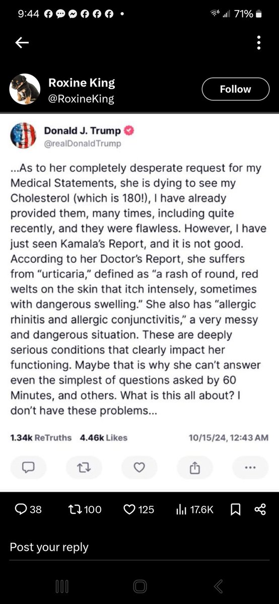 dvlock's tweet image. Hey, #MAGA, your fearless leader really thinks you're dumb. I think you know that a little itchy skin and seasonal allergies aren't "deeply serious conditions" and that a quick run to the pharmacy takes care of everything! #WeAllHaveIt