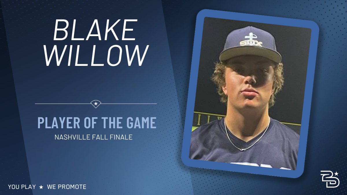 2D Sports Tennessee (@2dsportstn) on Twitter photo βοΈPlayer of the GameβοΈ
East Coast Sox (<a href="/eastcoastbball/">East Coast Sox Baseball</a>)
Blake Willow
3-3, 5RBI
#uncommitted #2DHitting βοΈPlayer of the GameβοΈ
East Coast Sox (<a href="/eastcoastbball/">East Coast Sox Baseball</a>)
Blake Willow
3-3, 5RBI
#uncommitted #2DHitting