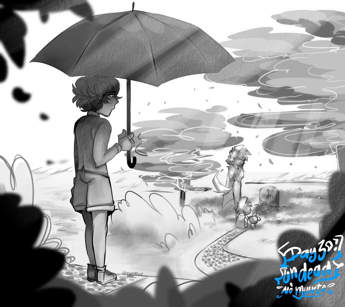 🩸GoreTober🩸
Day 30:Undead (No muerto)
#CoMPaS #LPDM #goretober #goretober2024 #inktober2024