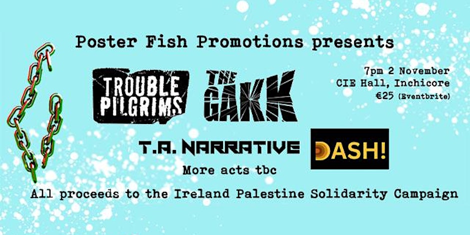 ipsc48's tweet photo. This will be brilliant! An all day flea market and gig, followed by an amazing line up of performers for the evening gig! Come along! 2nd November, CIE Hall, Inchicore. #SolidarityIsAVerb #FreePalestine
Thanks to @PosterFishPromo for putting this all together to support our work https://t.co/lcdDqHsTUm
