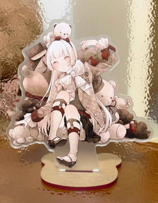 コミティアで頒布するアクスタ 