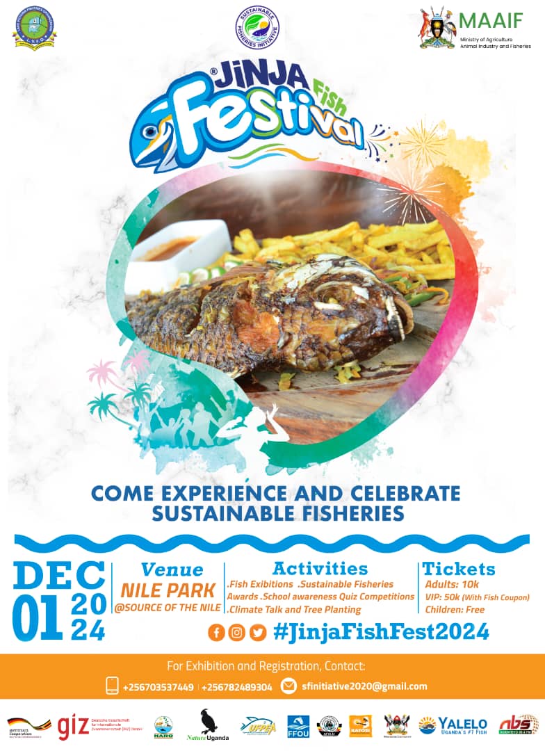 SUSTAINABLE FISHERIES INITIATIVE UGANDA. (@fishinitiatives) on Twitter photo Jinja Fish Festival is back
On 1st Dec 2024
At Nile Park - Source of The Nile
<a href="/jinjacity/">Jinja City Uganda</a>.
Come let's celebrate #sustainable Fisheries.
#JinjaFishFest24
#FishOnTheNile
<a href="/JinjaFishFest21/">Jinja Fish Fest22</a>
<a href="/SNHJinja/">Source Of The Nile Hotel Jinja</a> @nbskodheyo
<a href="/UNDPUganda/">UNDP Uganda</a> <a href="/ProvenUganda/">Proven Foundation</a>
<a href="/eac_lvfo/">Lake Victoria Fisheries Organization</a> <a href="/YaleloUganda/">Yalelo Uganda 🐟</a> <a href="/UfpeaUg/">UGANDA FISH PROCESSORS AND EXPORTERS ASSOCIATION</a> <a href="/afalu/">Falu</a> Jinja Fish Festival is back
On 1st Dec 2024
At Nile Park - Source of The Nile
<a href="/jinjacity/">Jinja City Uganda</a>.
Come let's celebrate #sustainable Fisheries.
#JinjaFishFest24
#FishOnTheNile
<a href="/JinjaFishFest21/">Jinja Fish Fest22</a>
<a href="/SNHJinja/">Source Of The Nile Hotel Jinja</a> @nbskodheyo
<a href="/UNDPUganda/">UNDP Uganda</a> <a href="/ProvenUganda/">Proven Foundation</a>
<a href="/eac_lvfo/">Lake Victoria Fisheries Organization</a> <a href="/YaleloUganda/">Yalelo Uganda 🐟</a> <a href="/UfpeaUg/">UGANDA FISH PROCESSORS AND EXPORTERS ASSOCIATION</a> <a href="/afalu/">Falu</a>