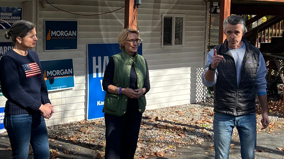 What a great way to kick off a day of canvassing with our incredible Senator <a href="/Maggie_Hassan/">Maggie Hassan</a>, soon-to-be Congresswoman <a href="/MaggieG603/">Maggie Goodlander</a>, and future Executive Councilor <a href="/JonMorganNH/">Jon Morgan</a>! Together, we’re putting New Hampshire's working families first. People over politics! 💪🇺🇸 #NHPolitics