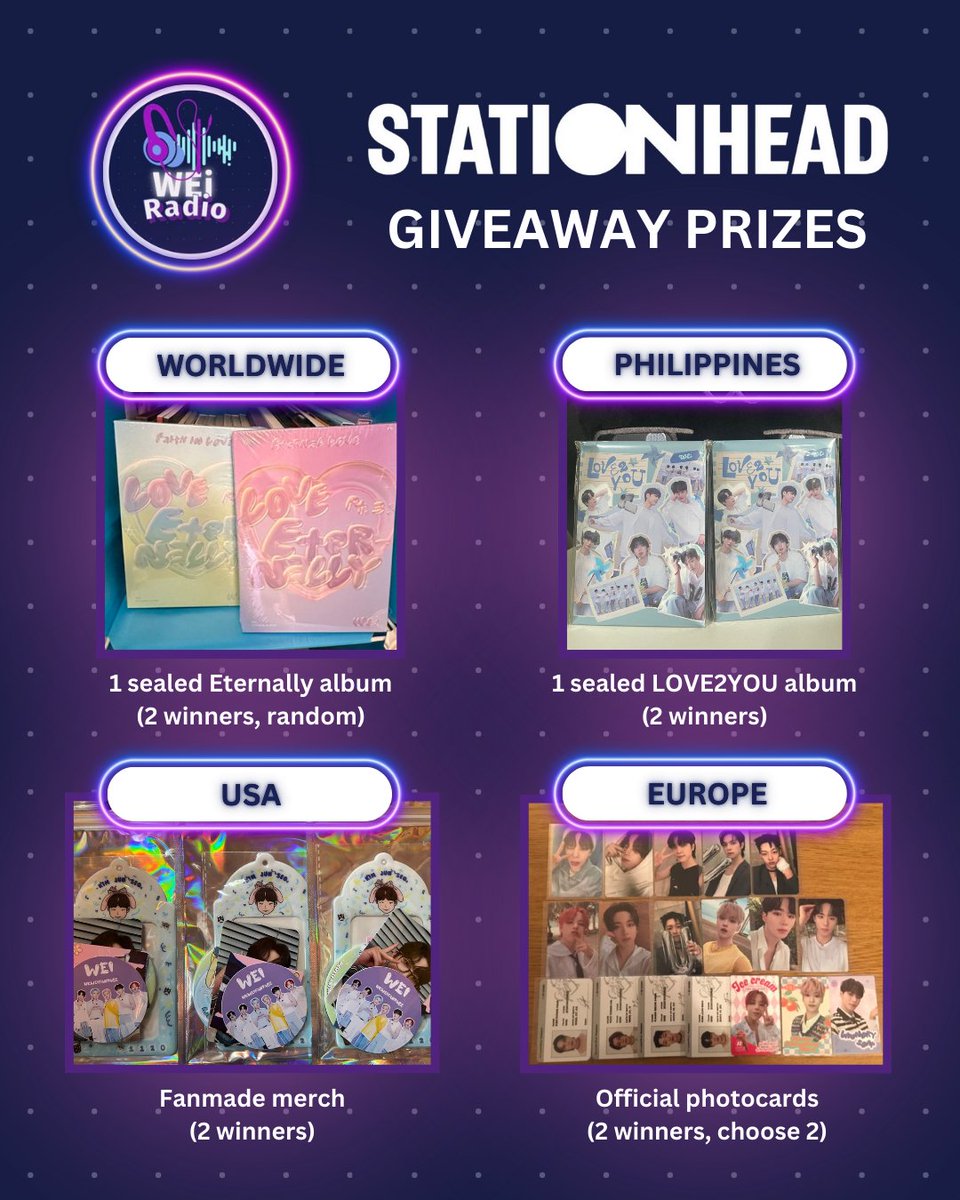 GIVEAWAY 🎉

To start our November, streaming team will be hosting a month-long streaming event with prizes!

For more info, kindly check our posters. If you still have questions, don't hesitate to DM us!

#WEi #위아이 #WEi_Stationhead <a href="/WEi__Official/">위아이(WEi)_OFFICIAL</a> <a href="/WEi__Member/">위아이(WEi)</a>