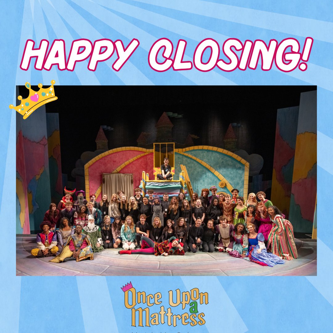 Congratulations to the Once Upon a Mattress team. Once Upon a Mattress plays its final show at the Fallon Theatre at <a href="/FloridaState/">Florida State University</a> today, October 27 at 2 PM.

Don't be shy, get your tickets at tickets.theatre.fsu.edu!