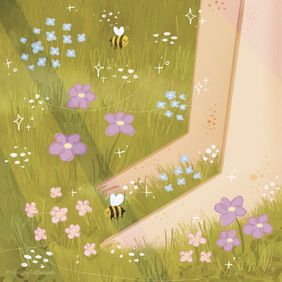 Feeling the grass between your toes 🌱