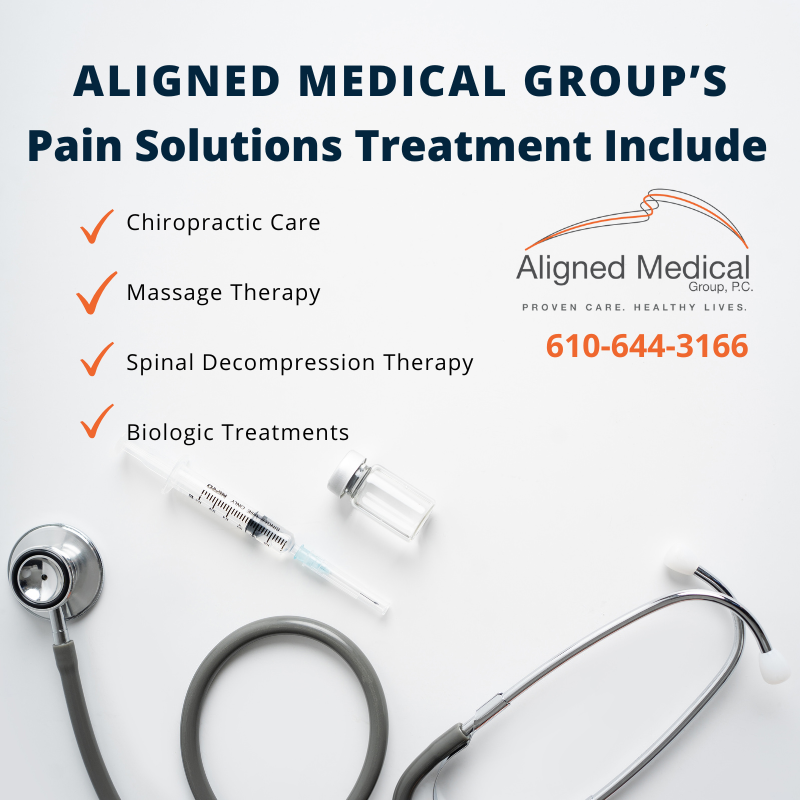 Aligned_Medical's tweet image. If you&apos;re suffering from post-operative pain, make an appointment to learn about #PatientCenteredCare &amp;amp; #PainSolutions at Aligned Medical Group. Some of our treatment options: 
✴️ Chiropractic Care
✴️ Massage Therapy
✴️ Spinal Decompression Therapy
✴️ Biologic Treatments