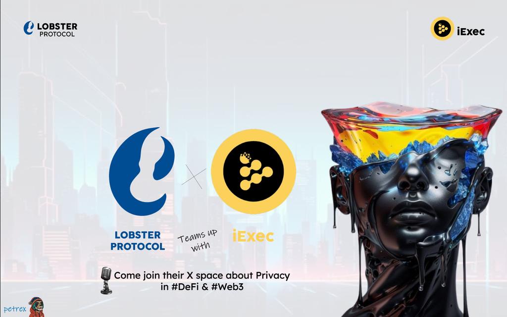 PetrexTips's tweet image. @LobsterProtocol Has teamed up with @iEx_ec to bring #Web3mail onto Lobster&apos;s protocol. 

Tune in for their X Space to learn more about these exciting partnership and latest updates.

📅: Oct, 28th
⏰️: 3PM UTC
📍: Don&apos;t forget to set your reminder here: x.com/LobsterProtoco…