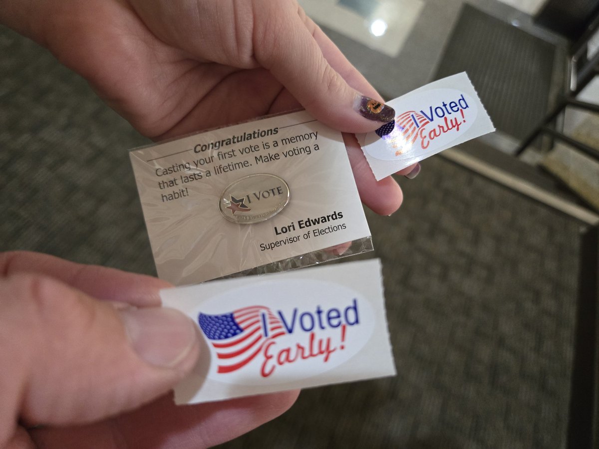 Penn2Flo's tweet photo. @dbongino Done and took a first time voter with me https://t.co/mLIYSPgOm1