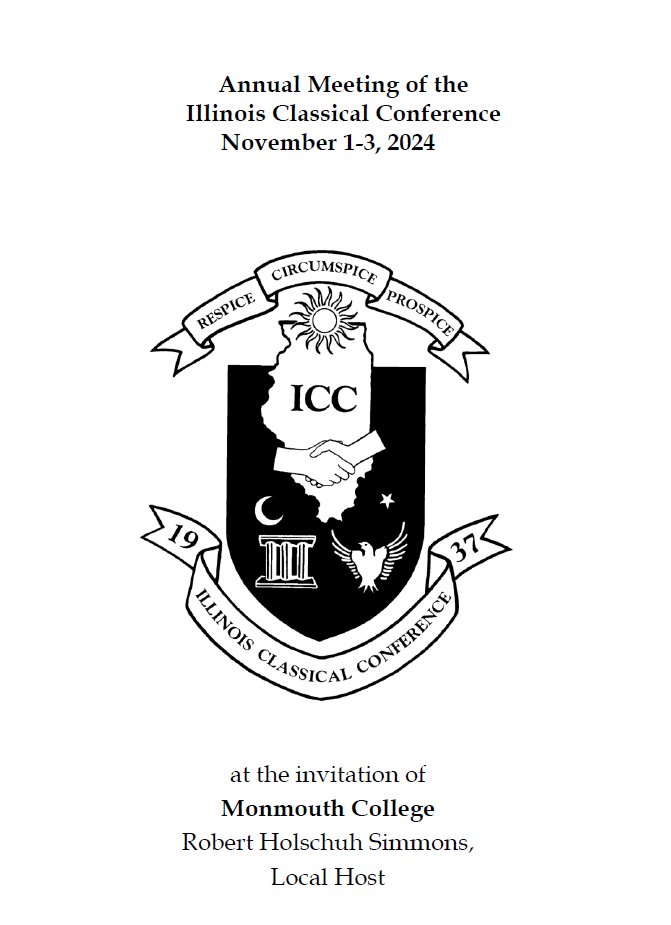 We are looking forward to gathering this weekend at <a href="/MonmouthCollege/">Monmouth College</a> for our fall meeting!
Program: drive.google.com/file/d/1krPKdb…

#IllinoisClassicsEvents